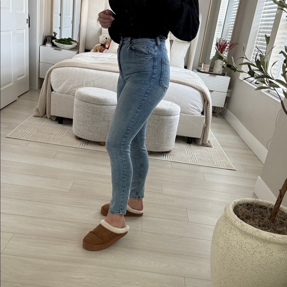 H&M Light Blue Women's Skinny Jeans - Picture 2 of 5